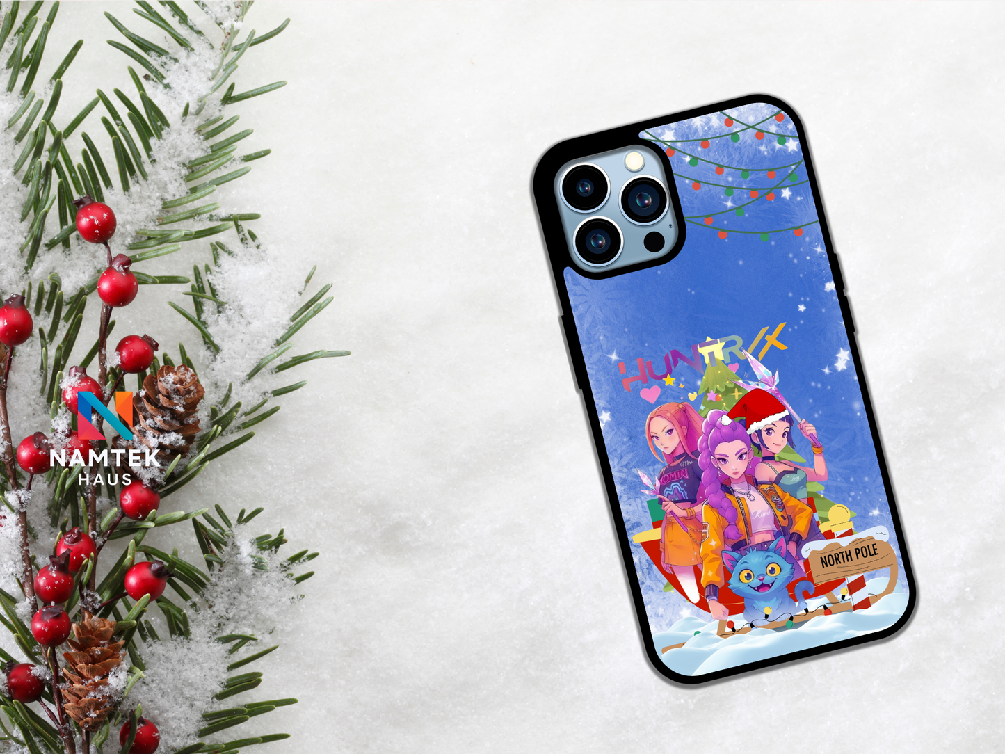 Christmas KPop HUNTR/X Phone Case