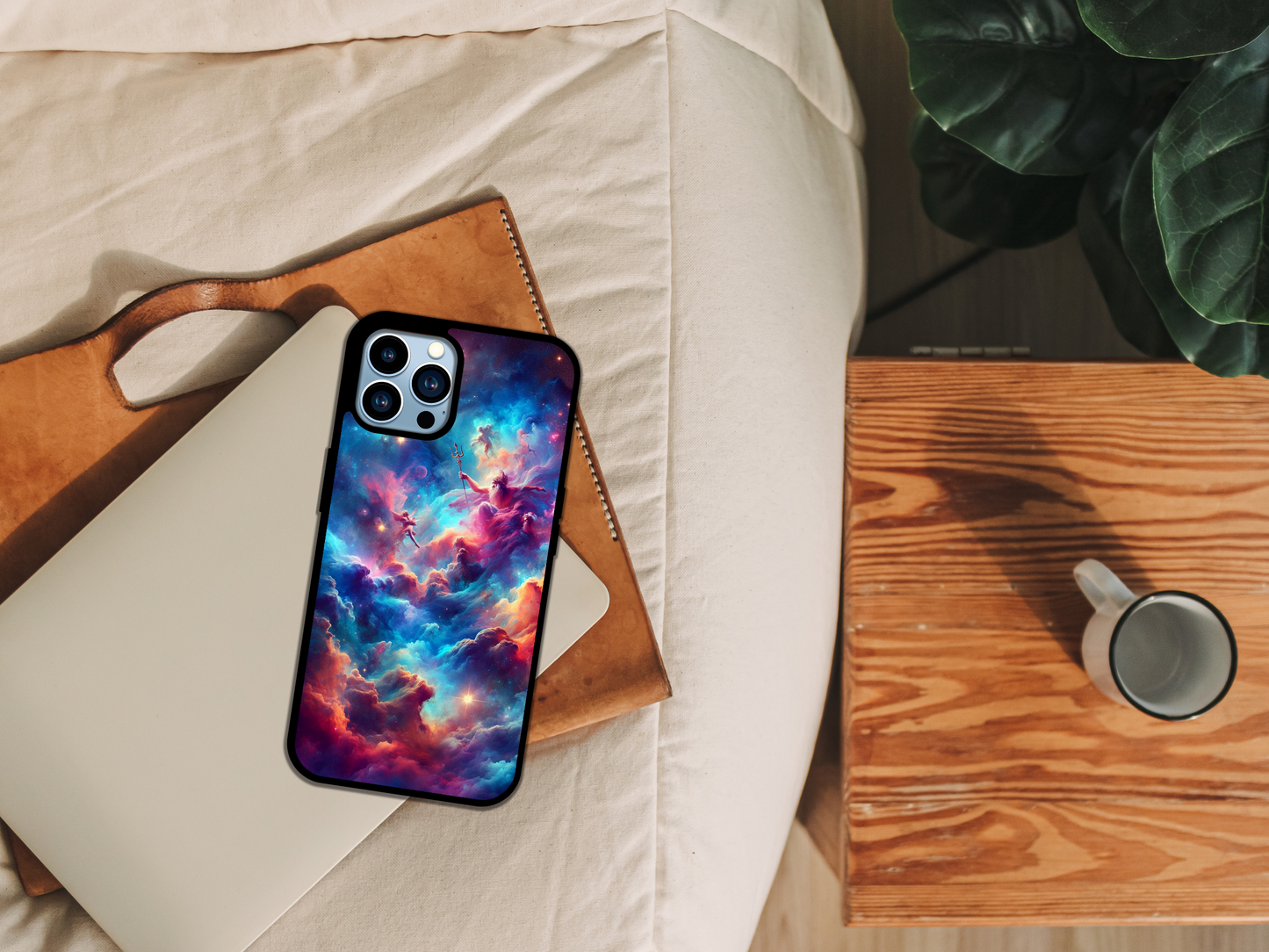 🌌✨ Galactic Odyssey – Mythic Universe Phone Case 🚀🔱