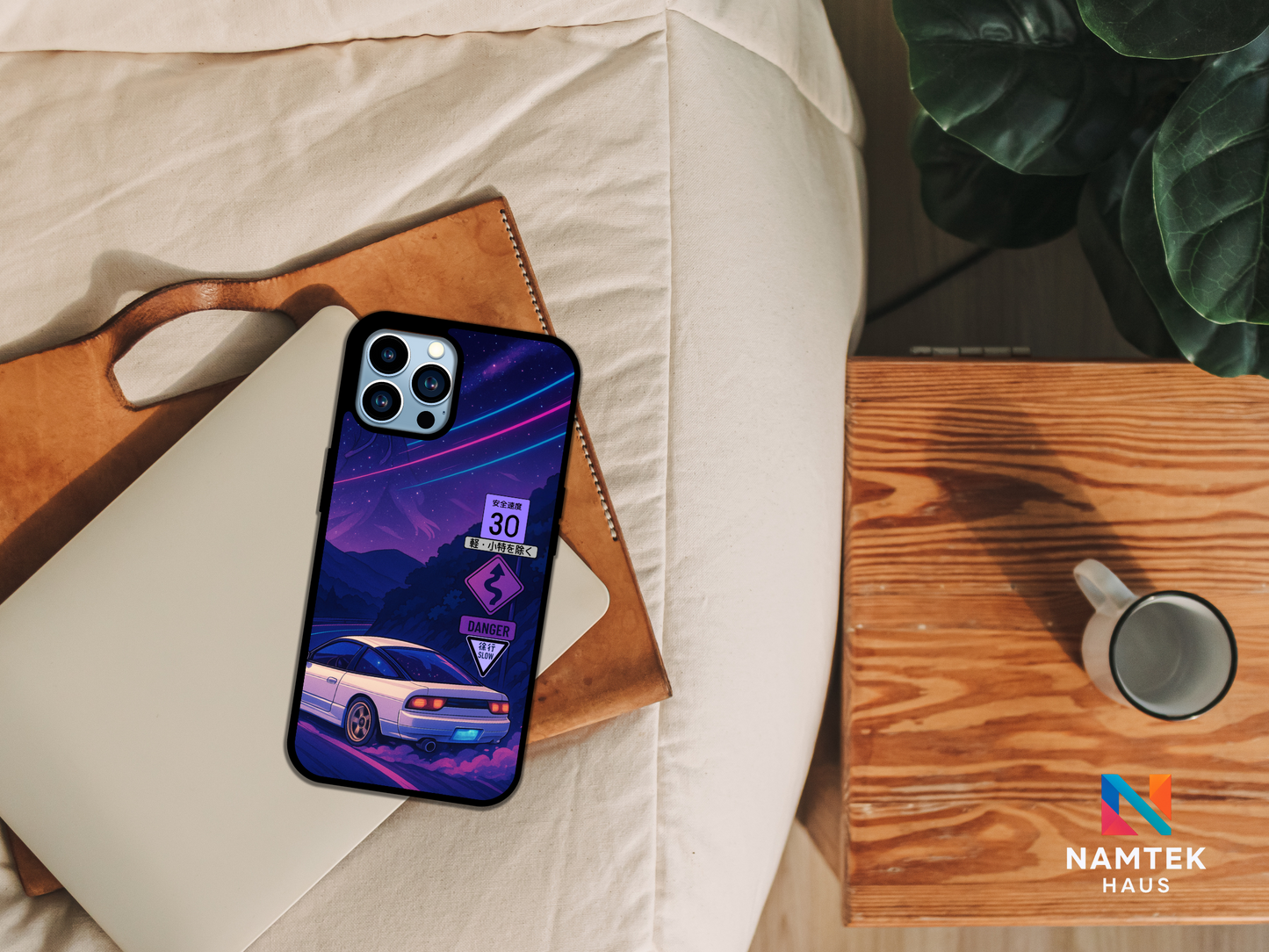 JDM Midnight Drift とうげ iPhone & Samsung Phone Case
