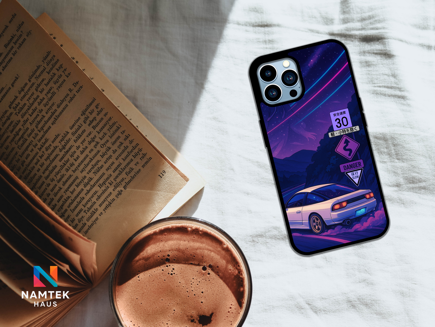 JDM Midnight Drift とうげ iPhone & Samsung Phone Case