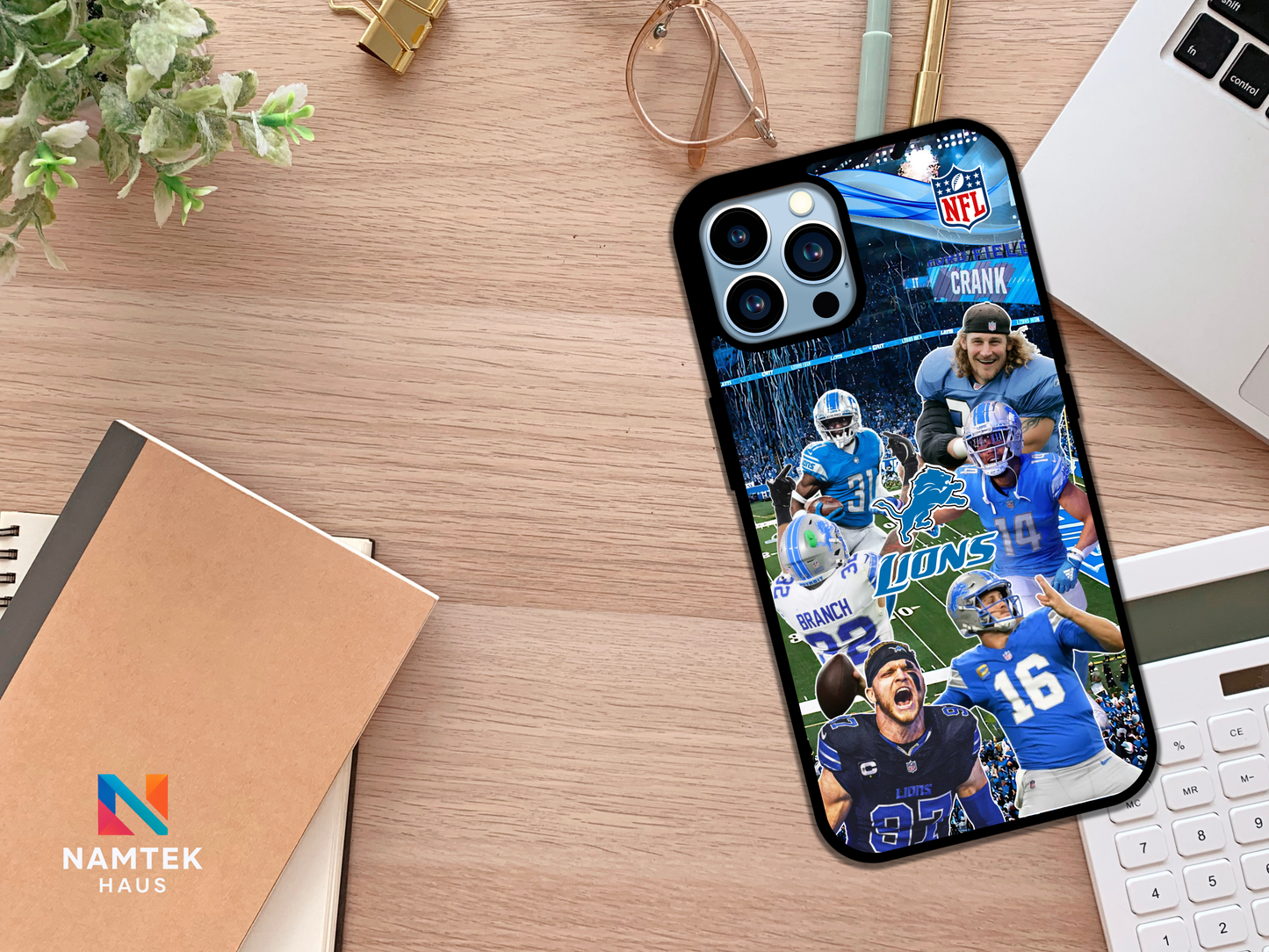Detroit Lions NFL iPhone and Samsung Phone Case