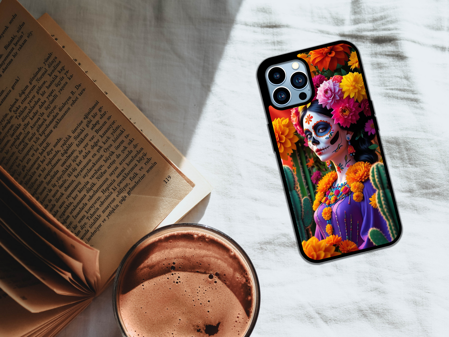 💀 Viva Mexico! – Day of the Dead Vibes Phone Case 🇲🇽🌼