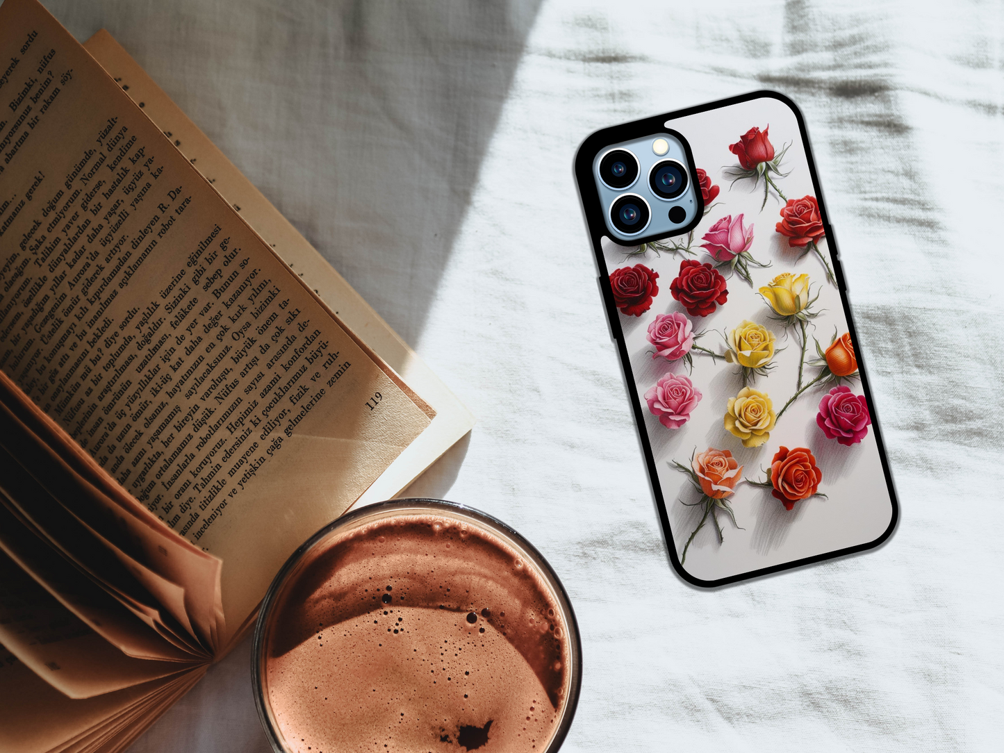 "Garden of Grace" Rose Bloom Phone Case