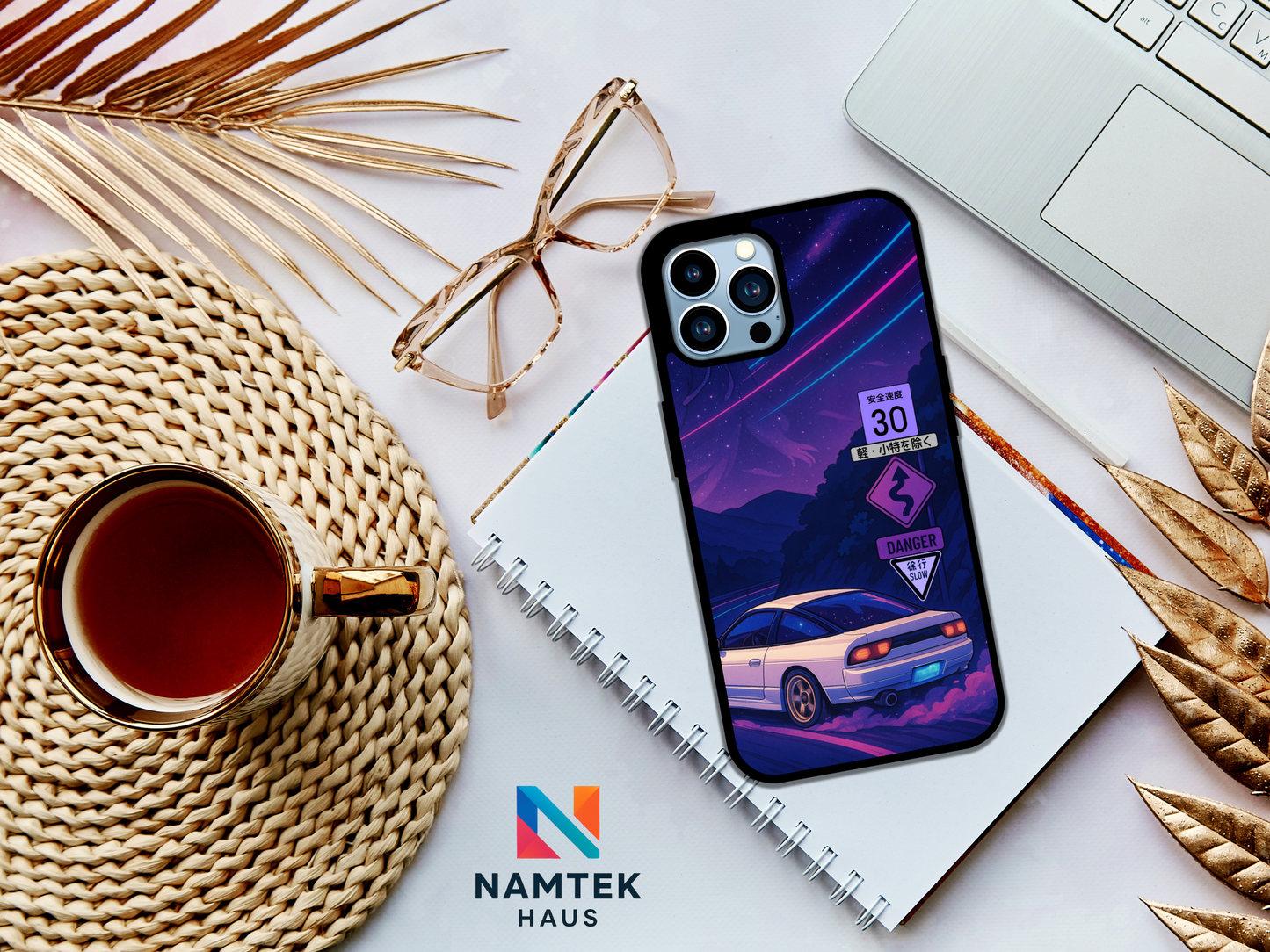 JDM Midnight Drift とうげ iPhone & Samsung Phone Case