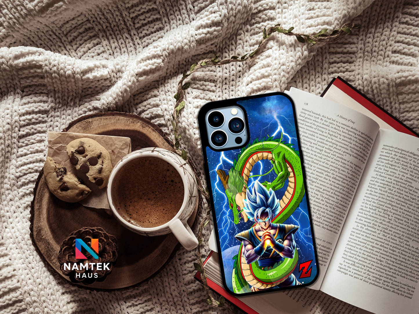 Goku & Shenlong Dragon Ball Z - Phone Case