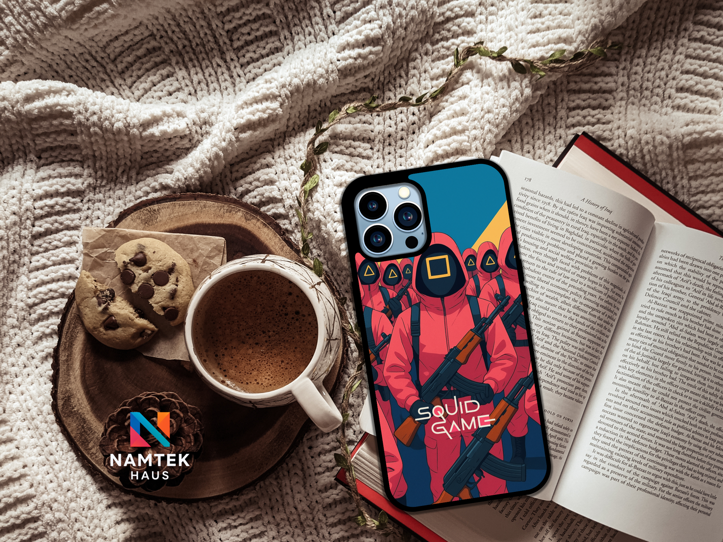 Squid Game: Armed Edition – Tactical Guard iPhone and Samsung Phone Case