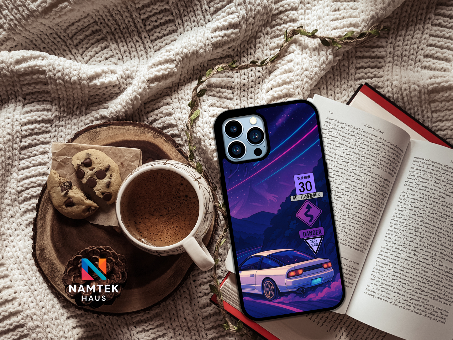 JDM Midnight Drift とうげ iPhone & Samsung Phone Case