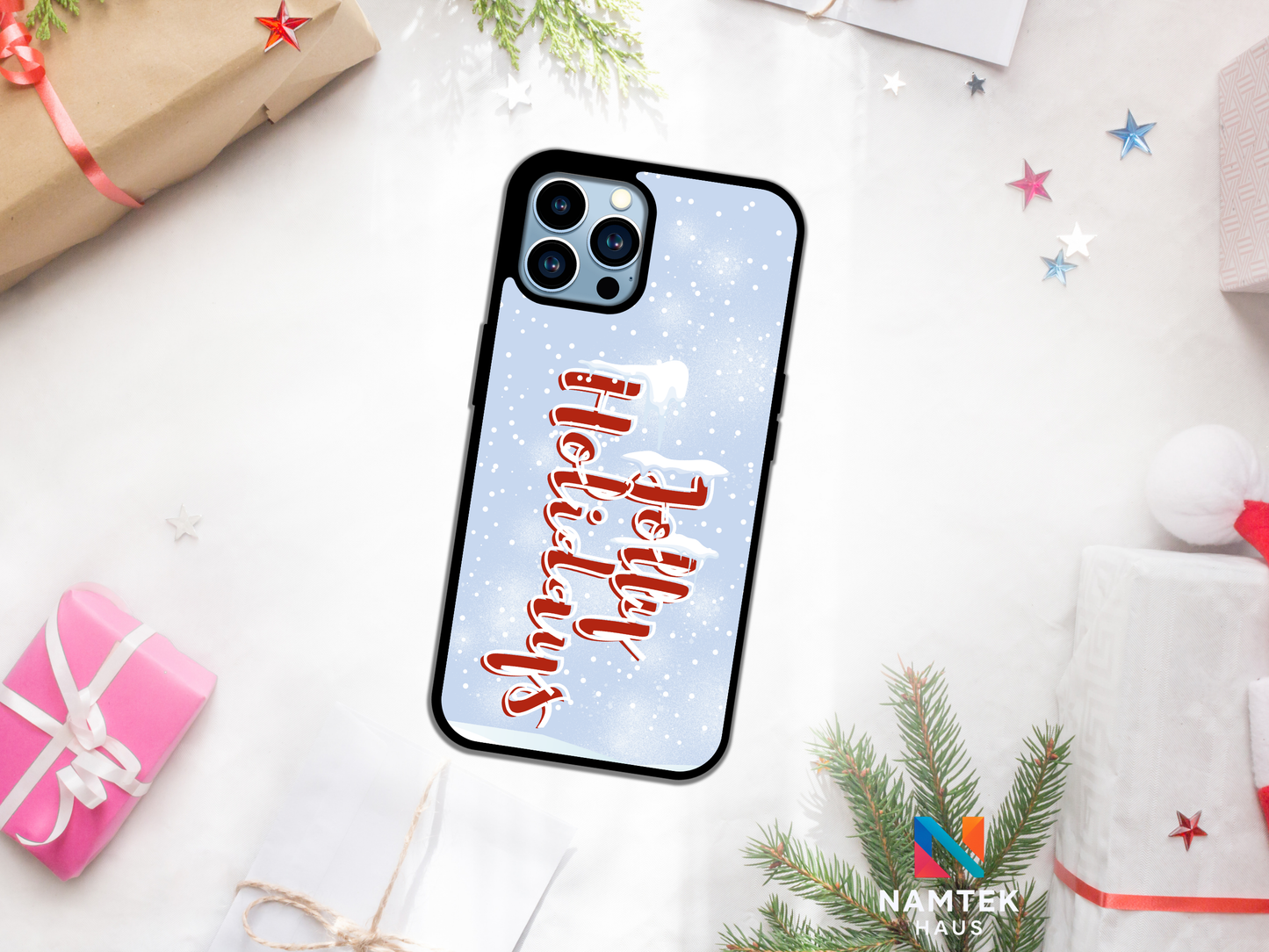 Jolly Holidays Frosted Snow Edition Limited Christmas Phone Case