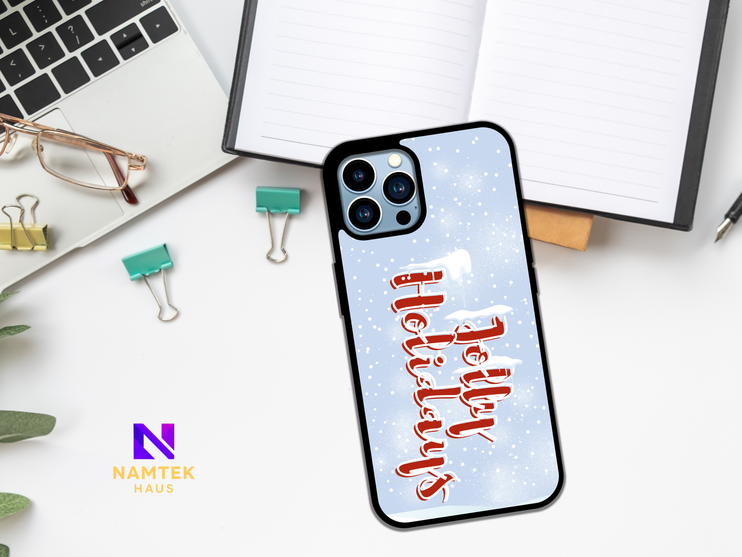 Jolly Holidays Frosted Snow Edition Limited Christmas Phone Case