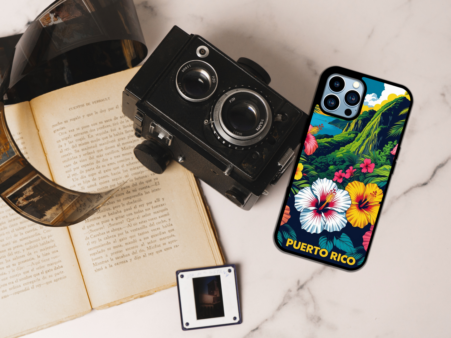 🌺 Viva Puerto Rico! – Tropical Vibes Phone Case 🇵🇷🌴