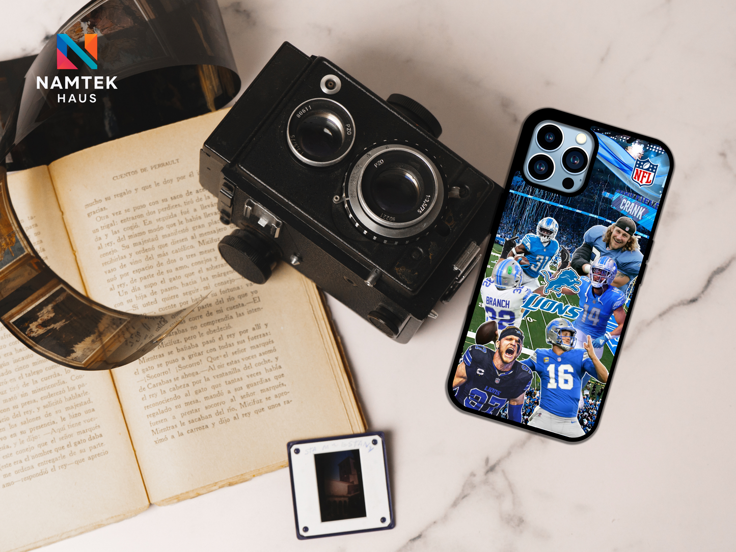 Detroit Lions NFL iPhone and Samsung Phone Case