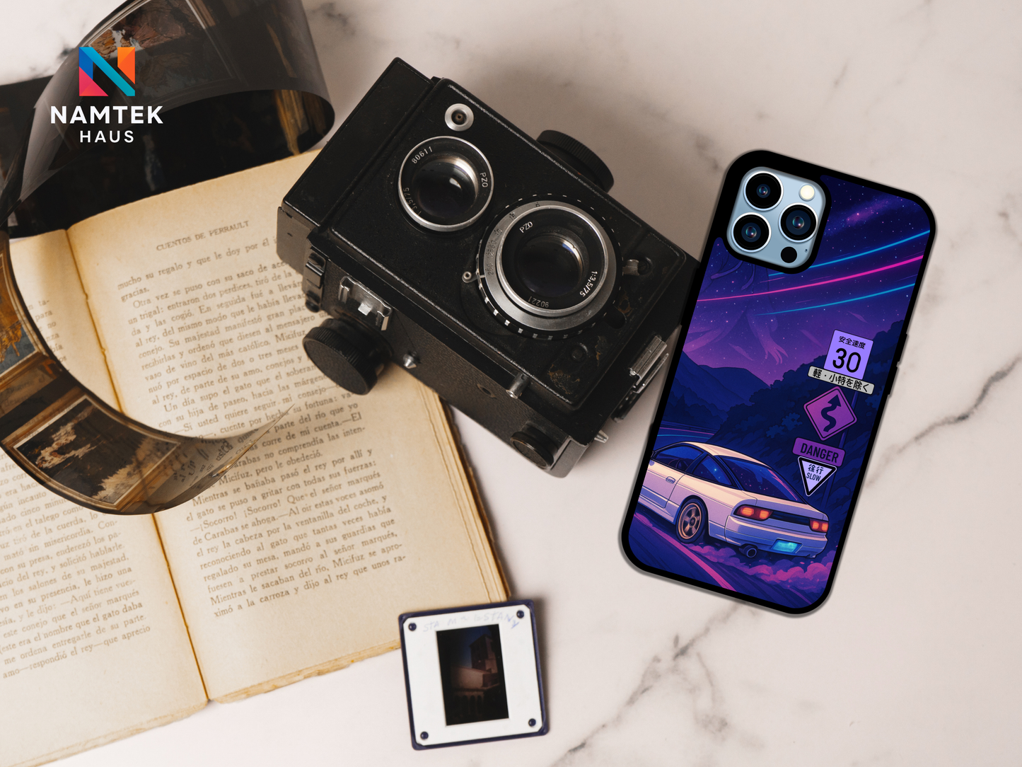 JDM Midnight Drift とうげ iPhone & Samsung Phone Case