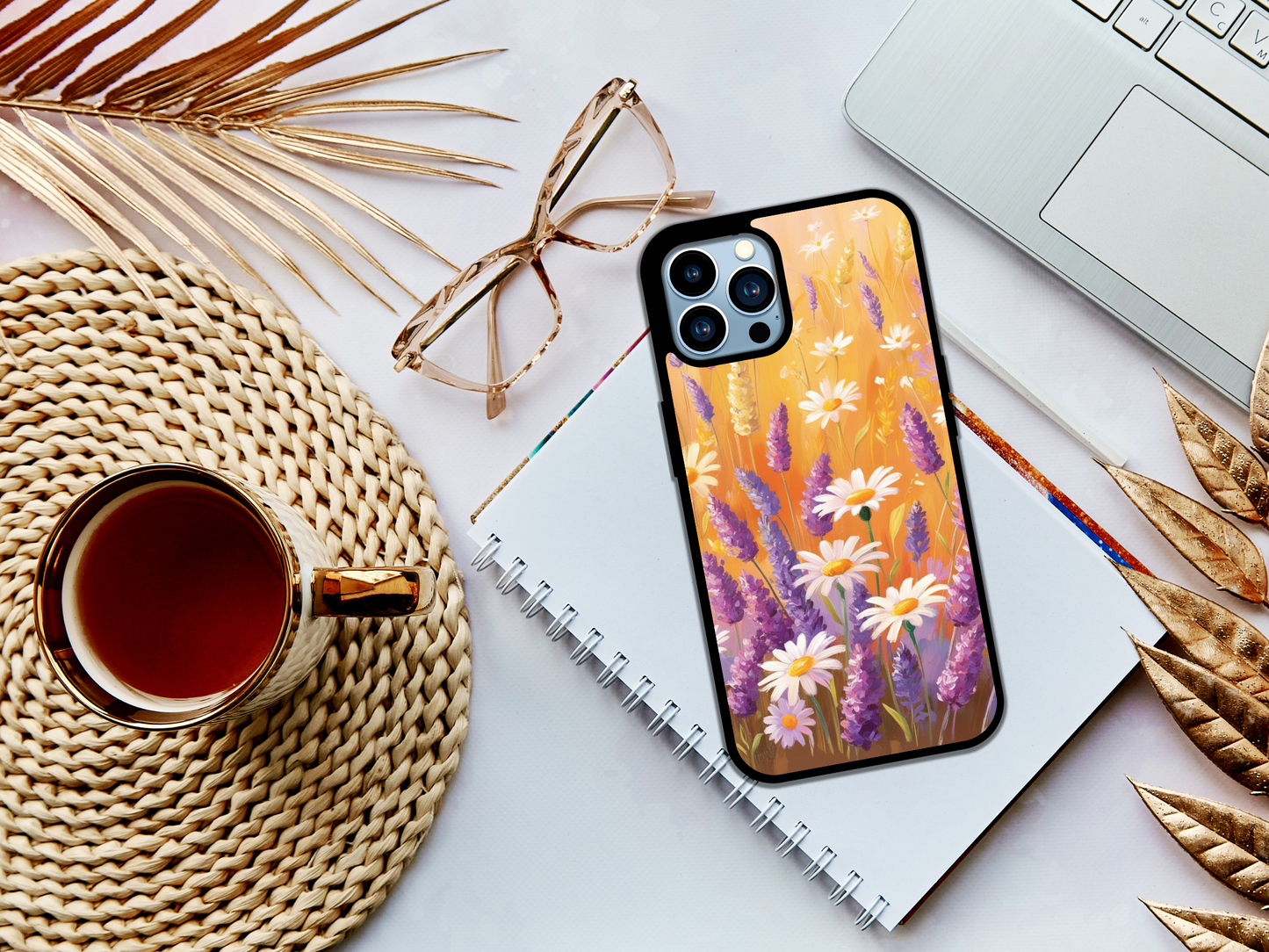 "Golden Bloom" Sunset Garden Case